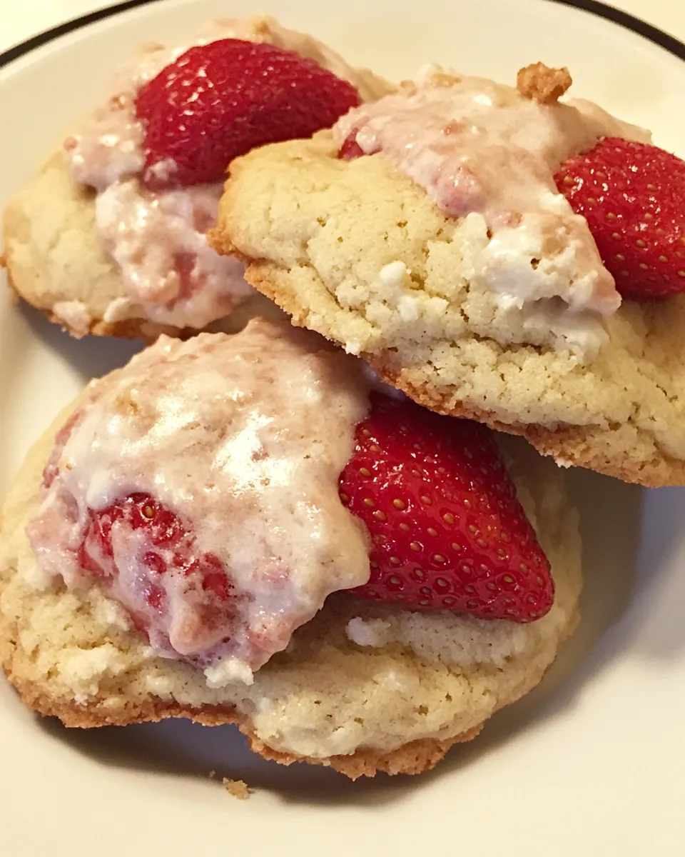 Strawberry Shortcake Cookies