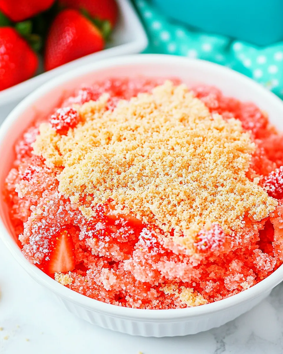 Strawberry Shortcake Crumbs