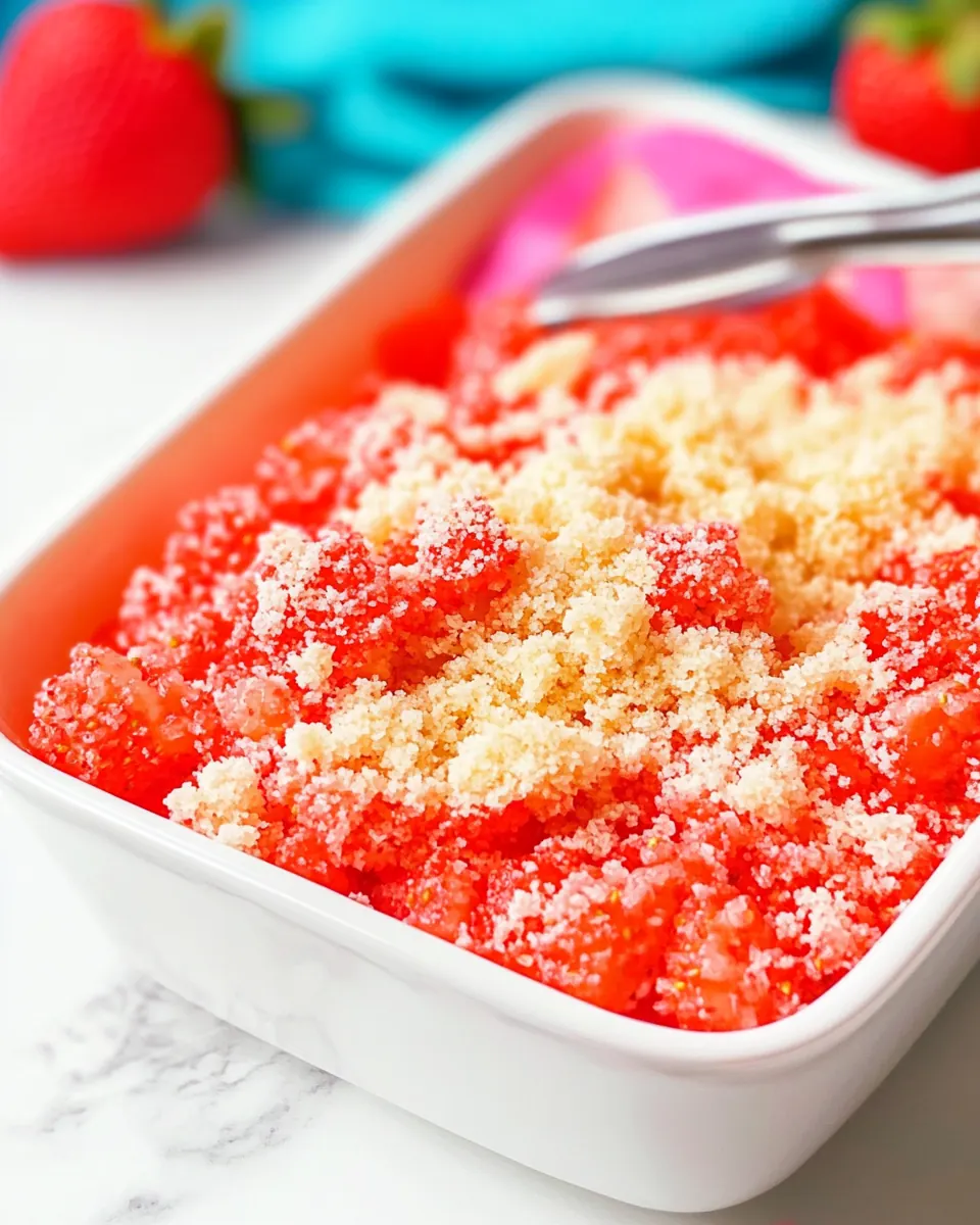 Strawberry Shortcake Crumbs
