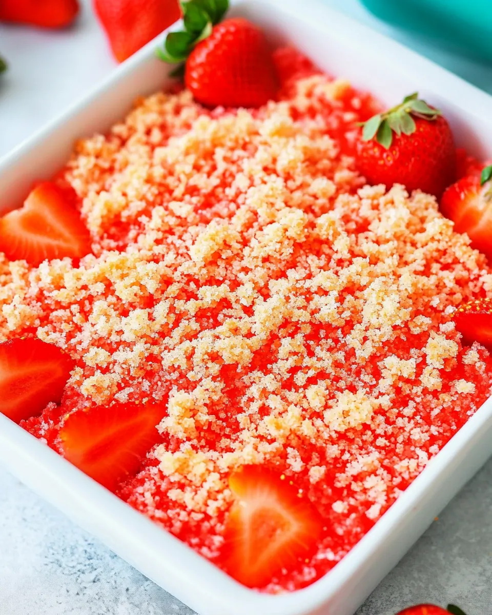Strawberry Shortcake Crumbs