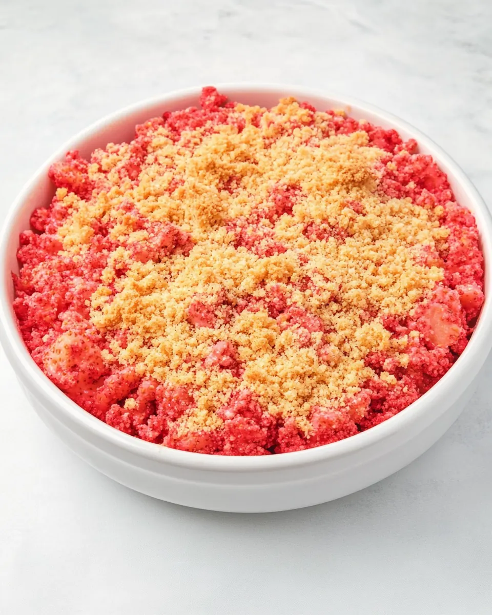 Strawberry Shortcake Crunch Topping
