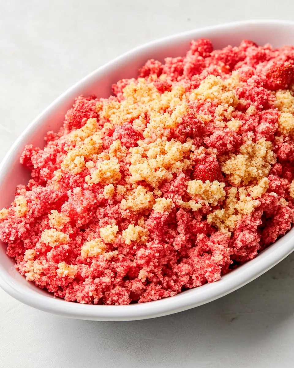 Strawberry Shortcake Crunch Topping