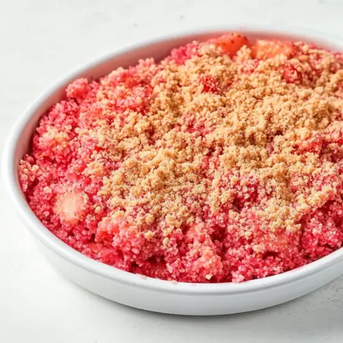 Strawberry Shortcake Crunch Topping