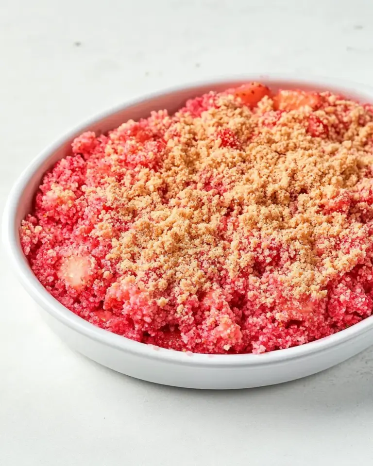 Strawberry Shortcake Crunch Topping