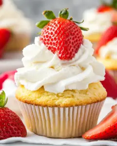 Strawberry Shortcake Cupcakes