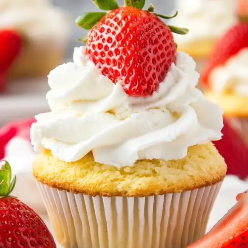 Strawberry Shortcake Cupcakes
