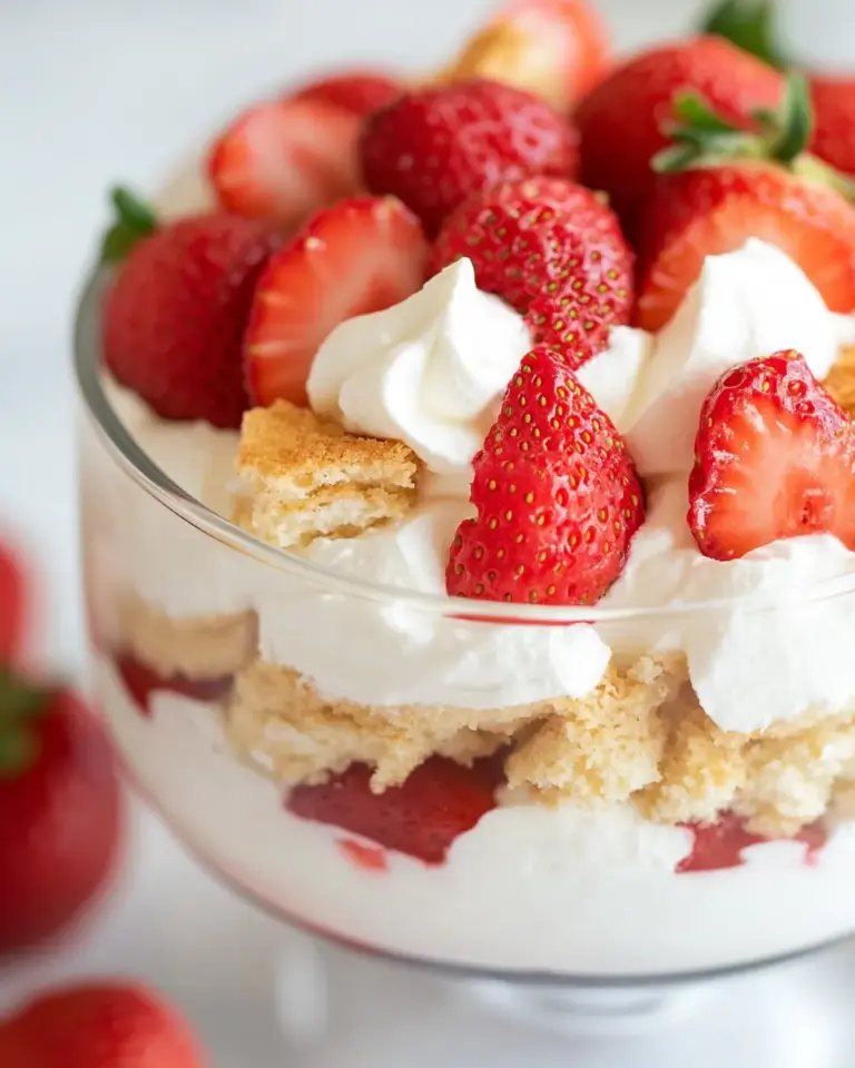 Strawberry Shortcake Trifle