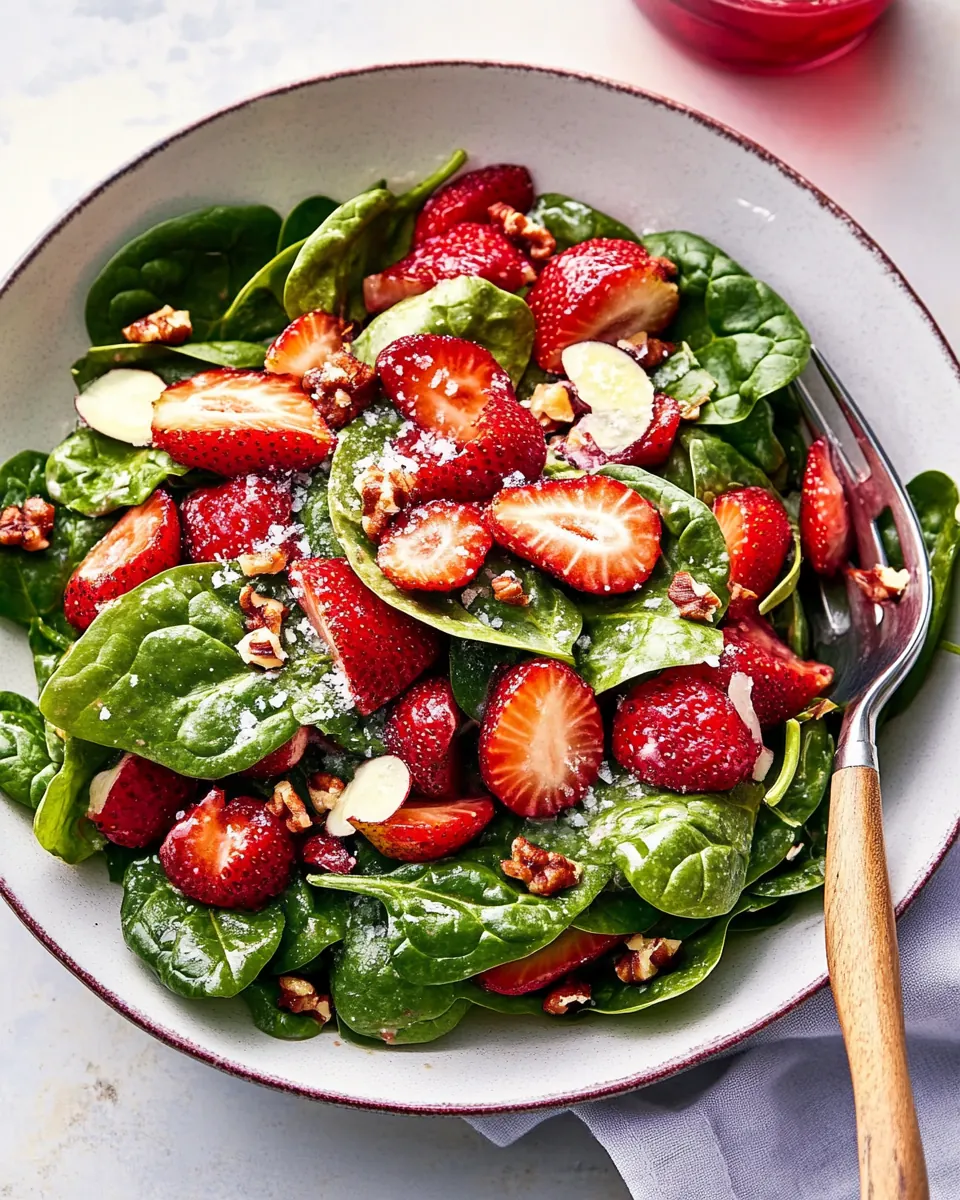 Strawberry Spinach Salad