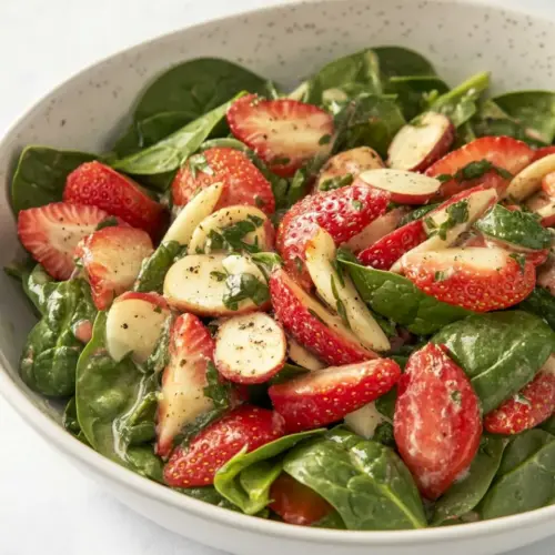 Strawberry Spinach Salad