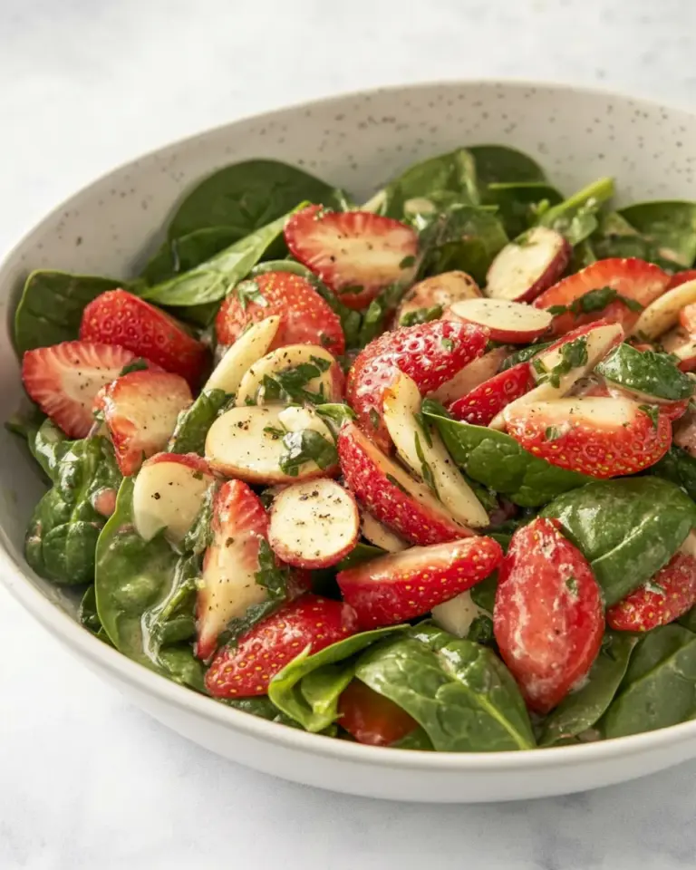Strawberry Spinach Salad