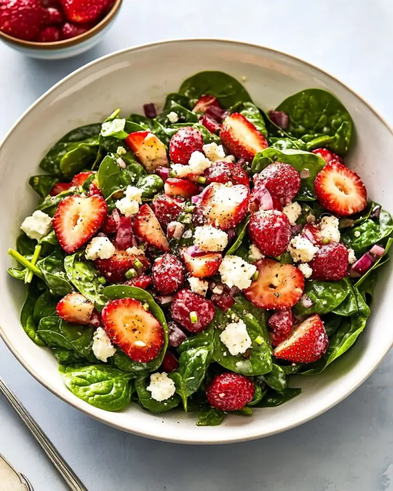 Strawberry Spinach Salad