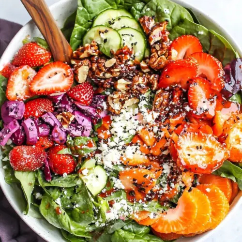 Strawberry Spinach Salad