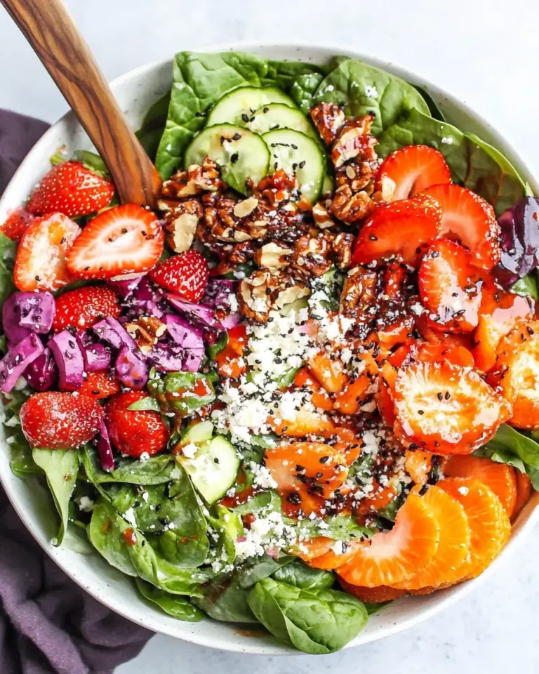 Strawberry Spinach Salad