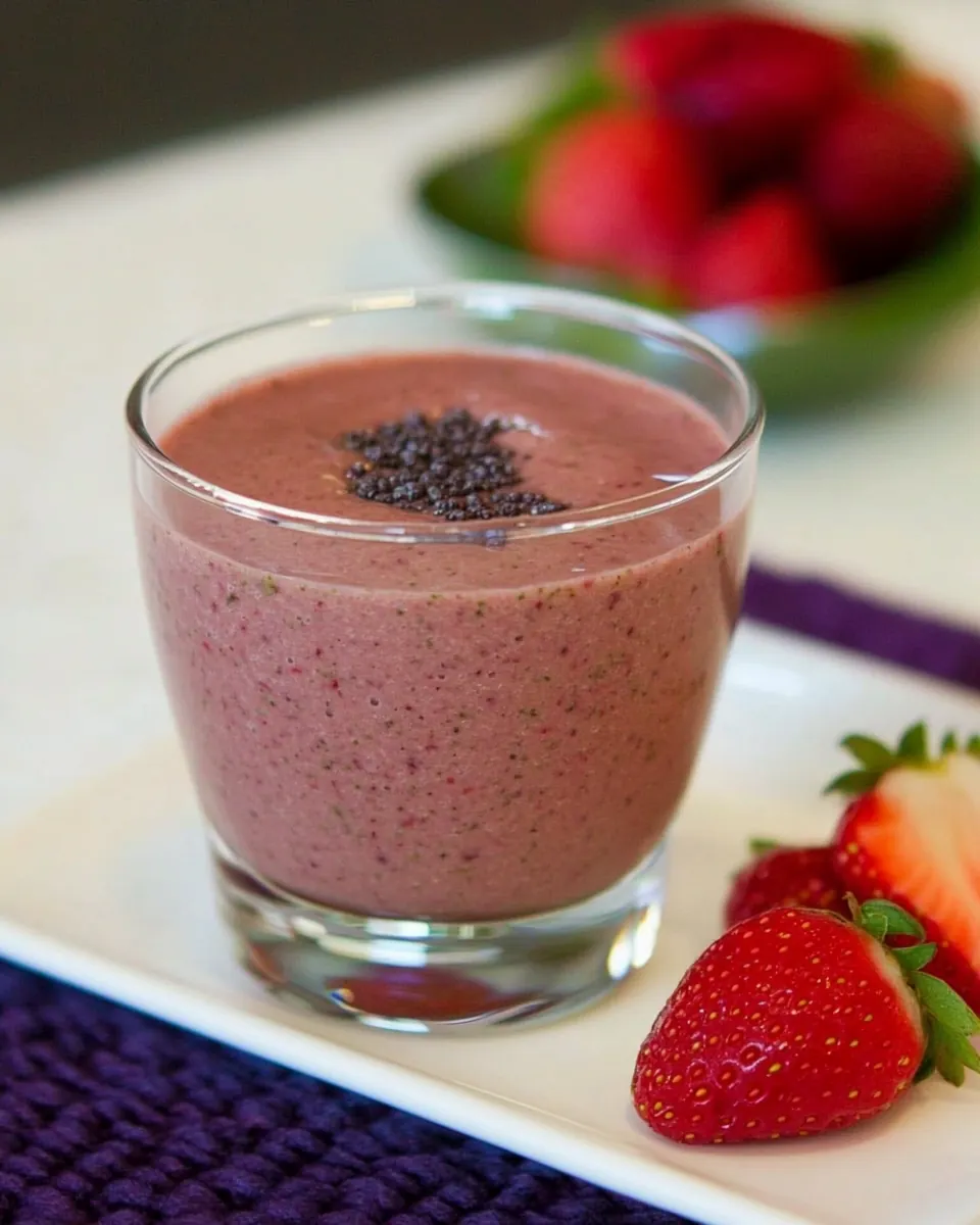 Strawberry Spinach Smoothie