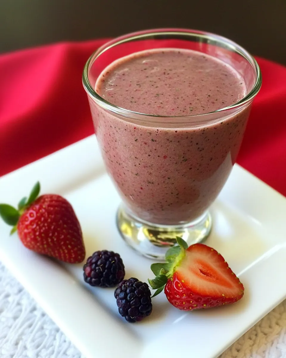 Strawberry Spinach Smoothie