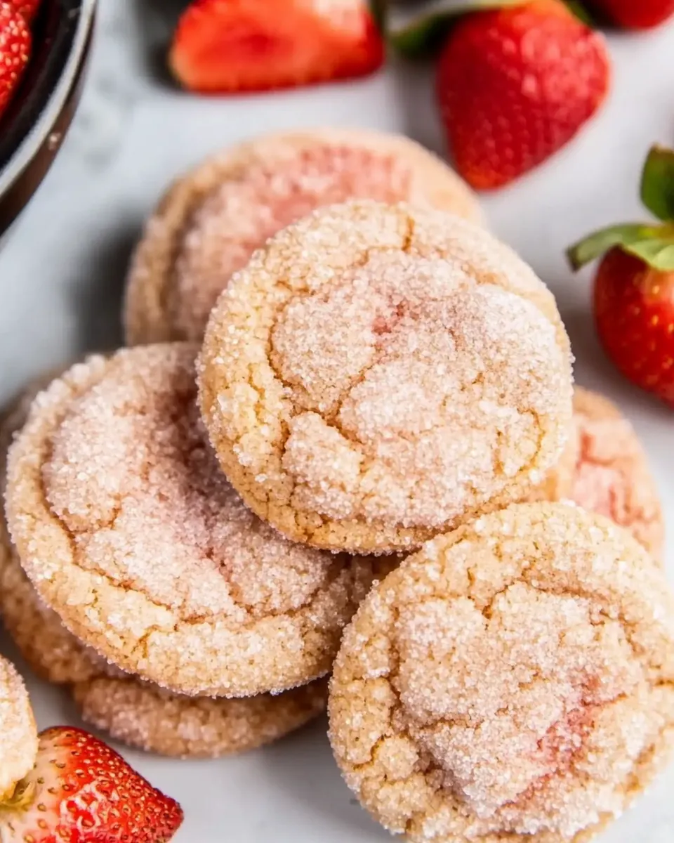 Strawberry Sugar Cookies
