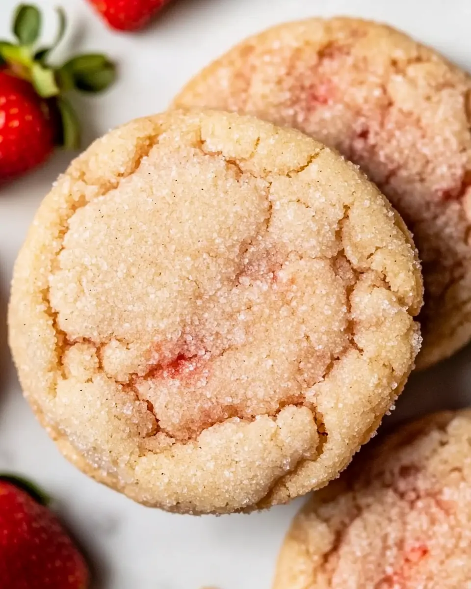 Strawberry Sugar Cookies