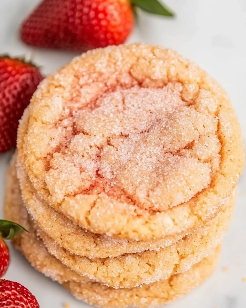 Strawberry Sugar Cookies