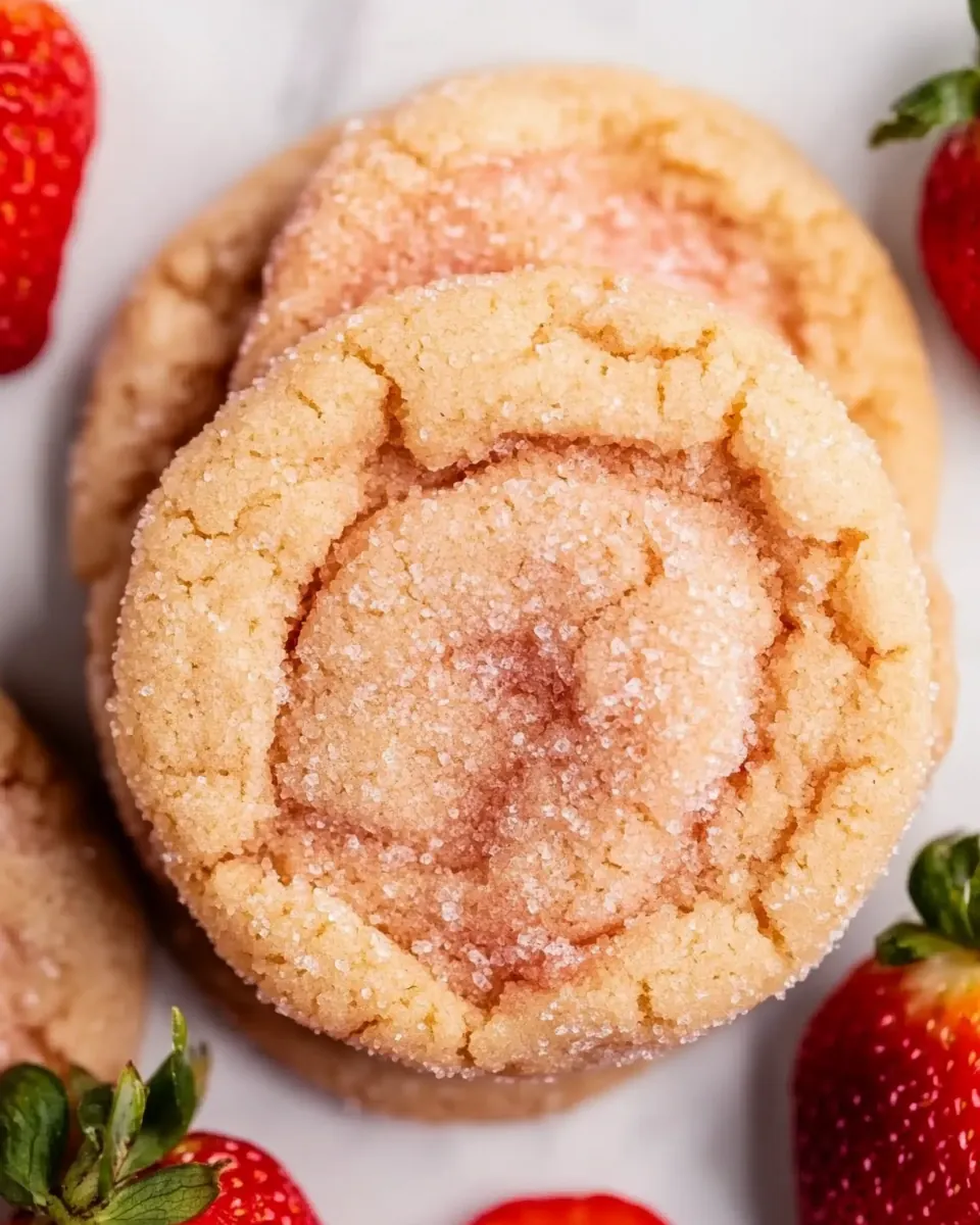 Strawberry Sugar Cookies