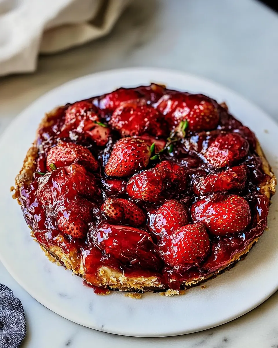 Strawberry Tarte Tatin