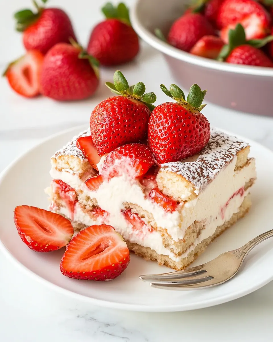 Strawberry Tiramisu