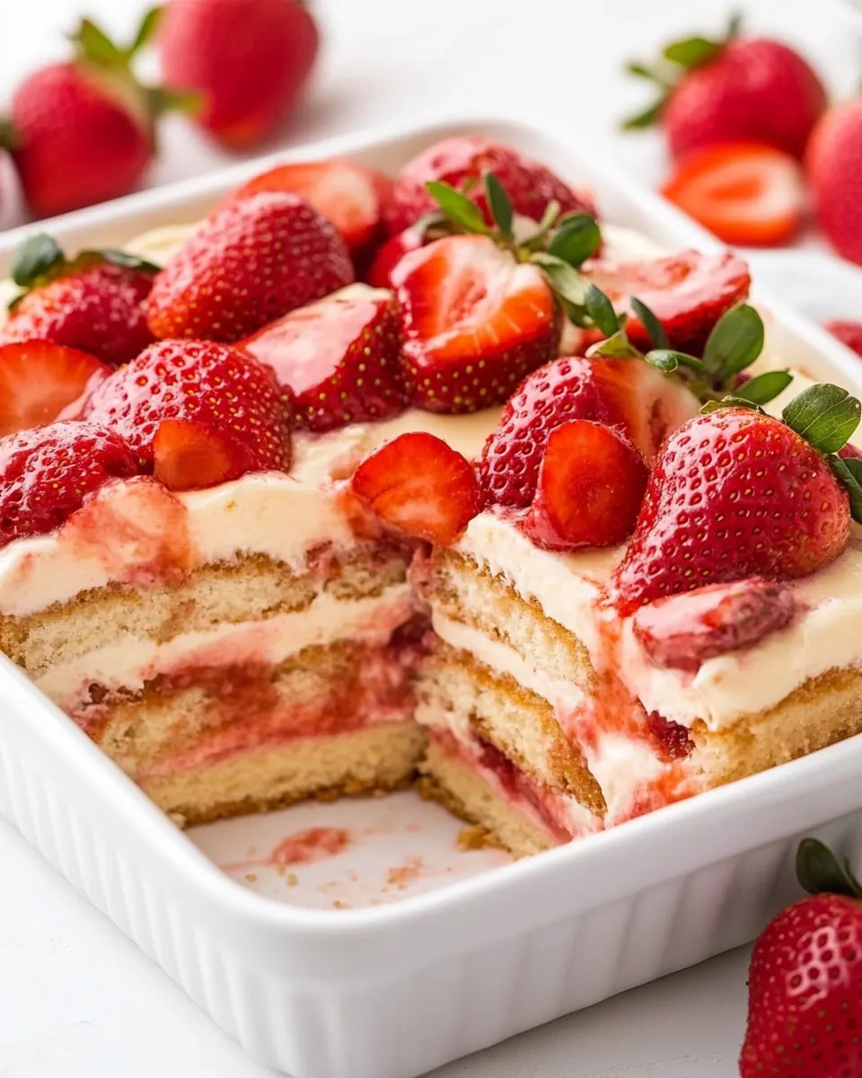 Strawberry Tiramisu