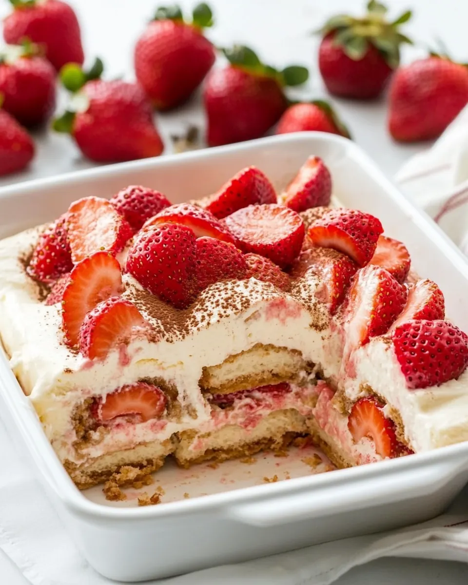 Strawberry Tiramisu
