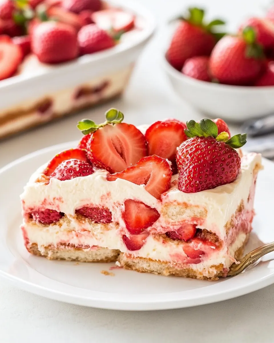 Strawberry Tiramisu