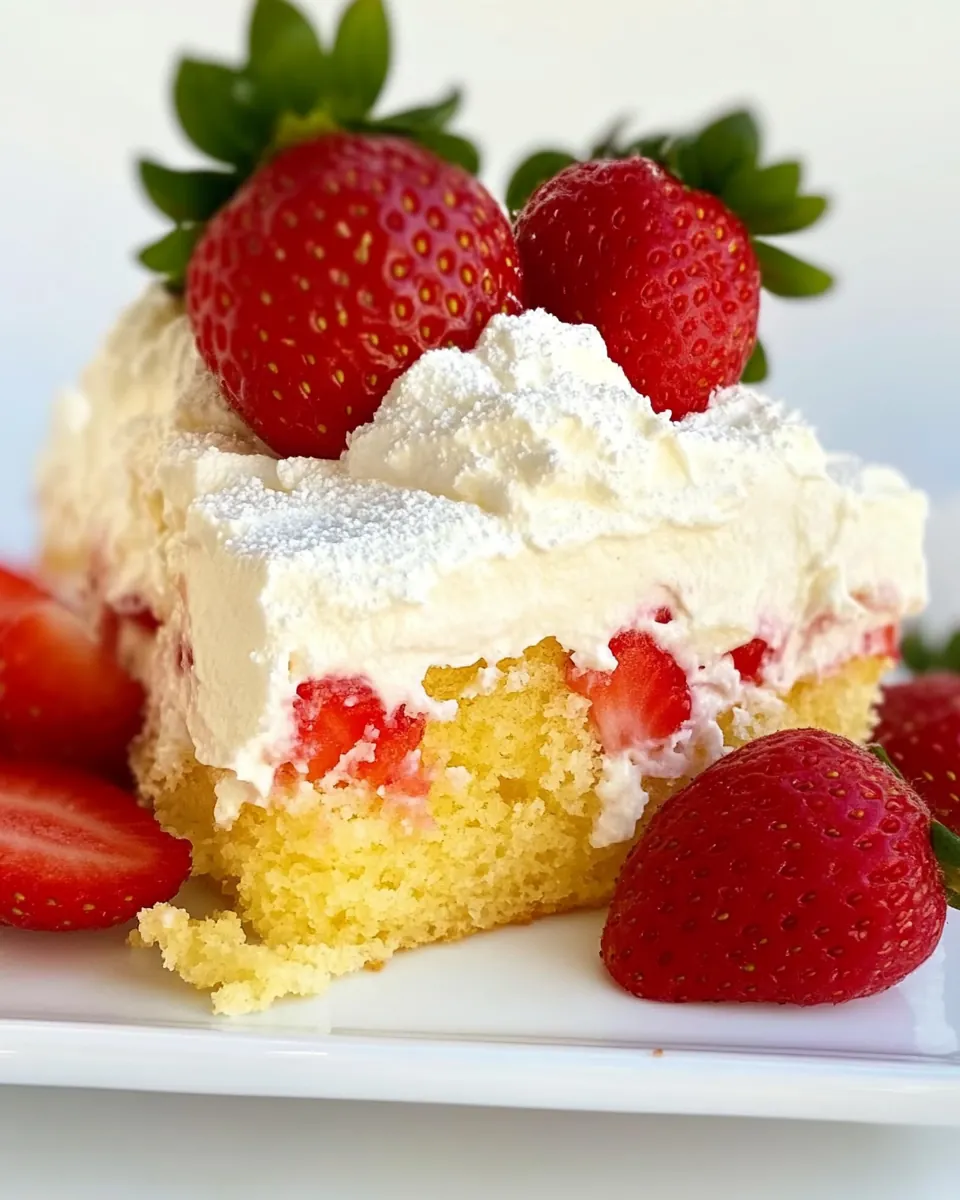 Strawberry Tres Leches Cake