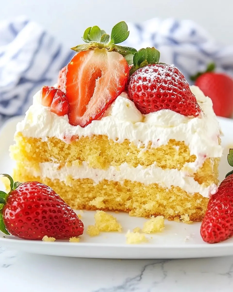 Strawberry Tres Leches Cake
