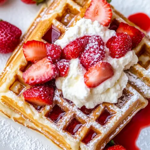Strawberry Waffles
