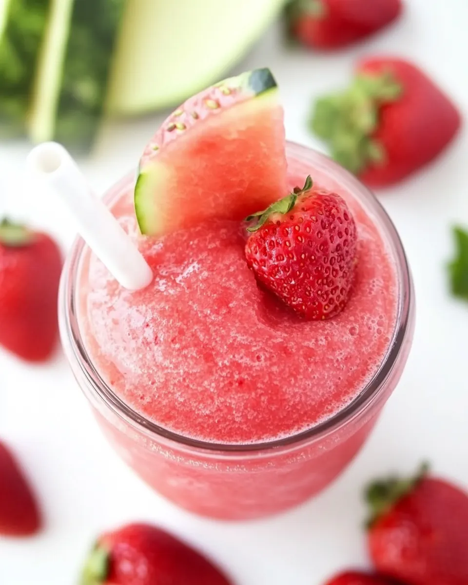 Strawberry Watermelon Slush
