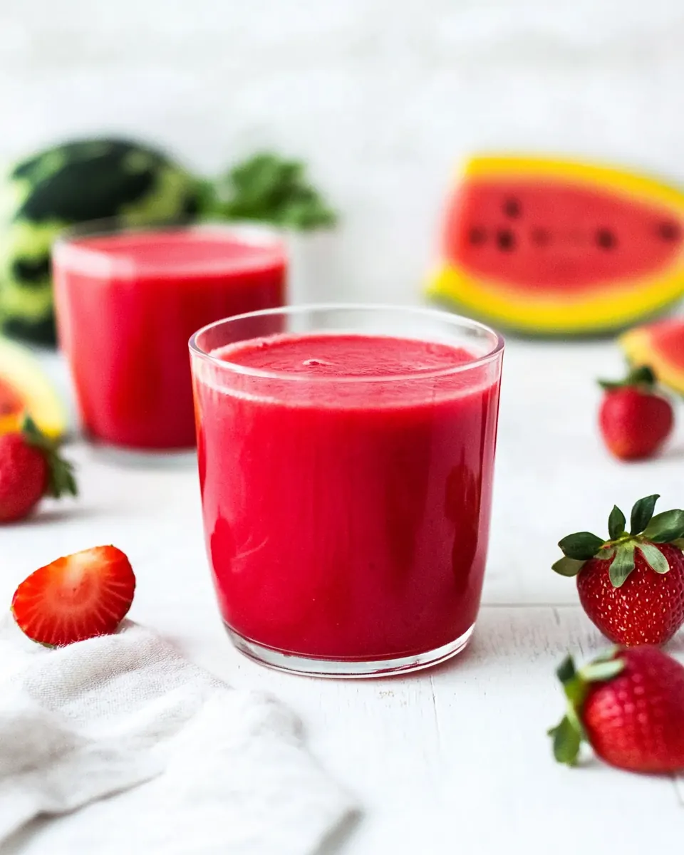 Strawberry Watermelon Smoothie