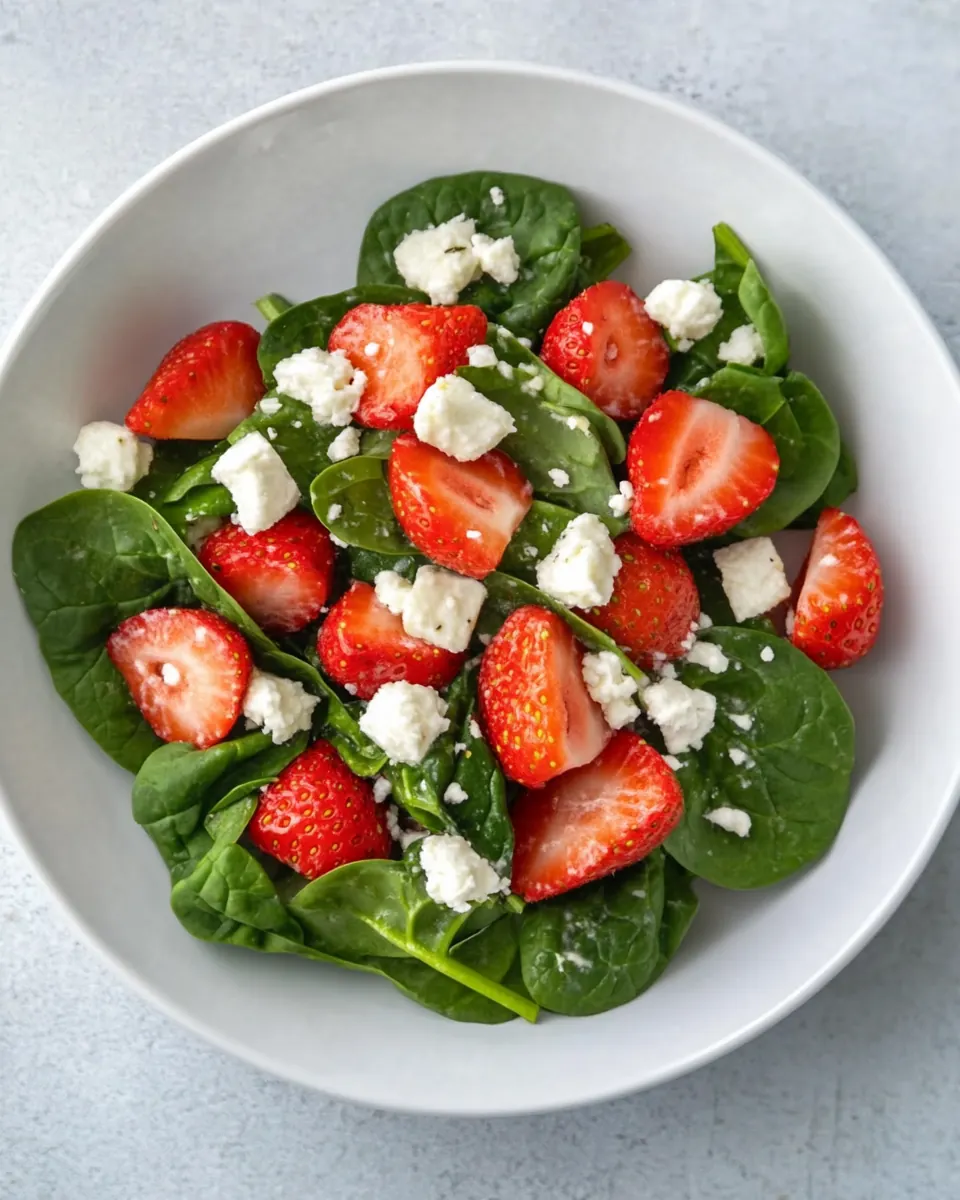 Strawberry and Spinach Salad