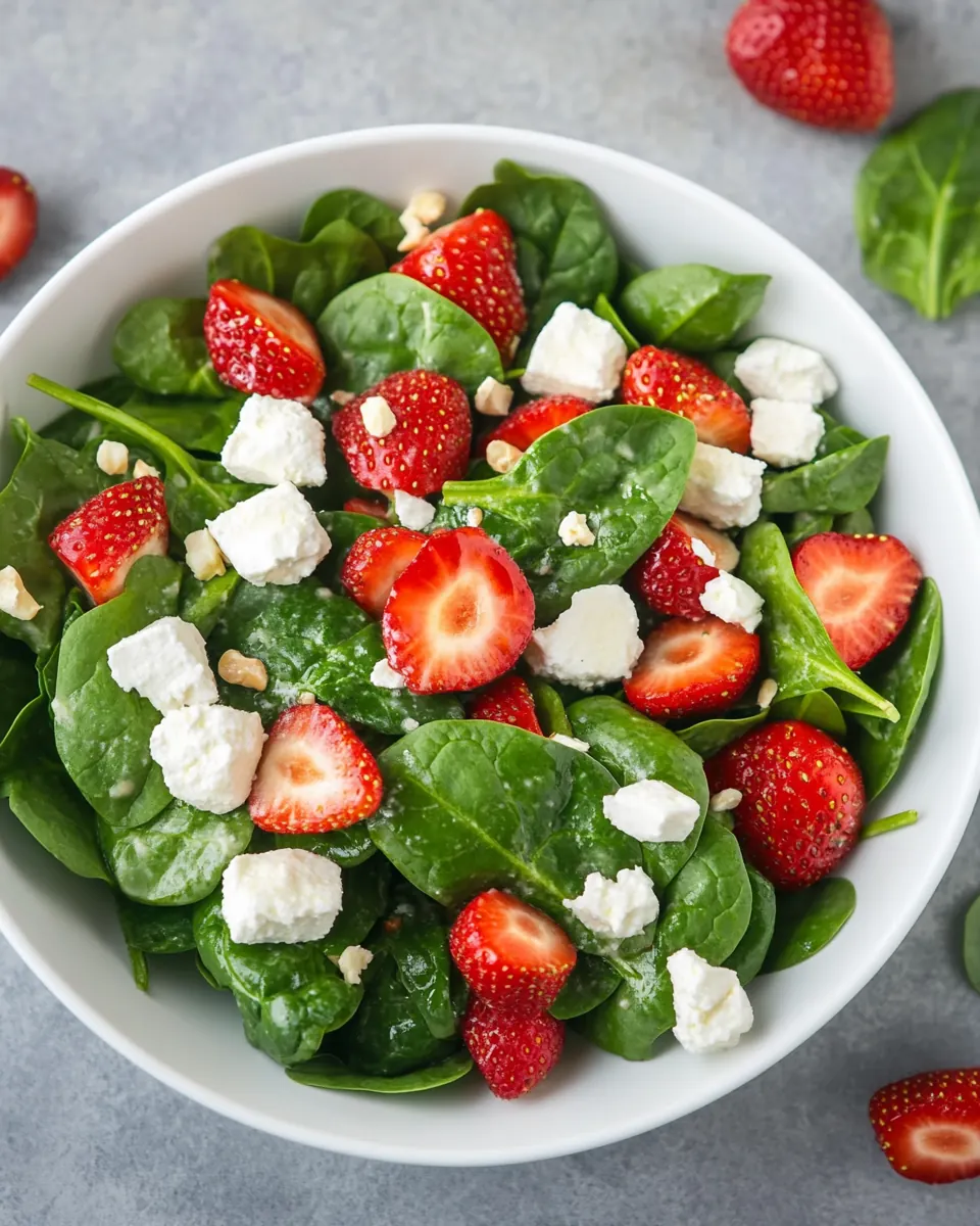 Strawberry and Spinach Salad