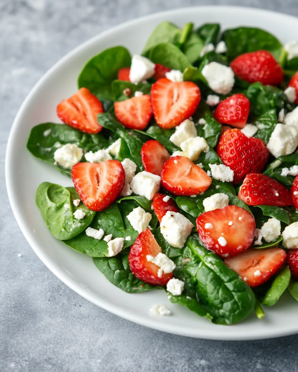 Strawberry and Spinach Salad