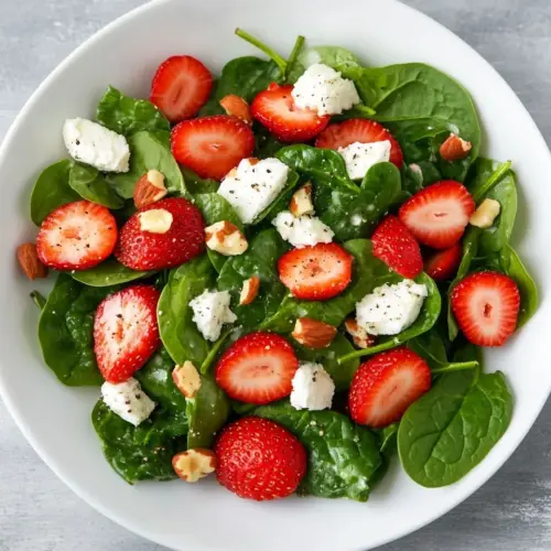 Strawberry and Spinach Salad