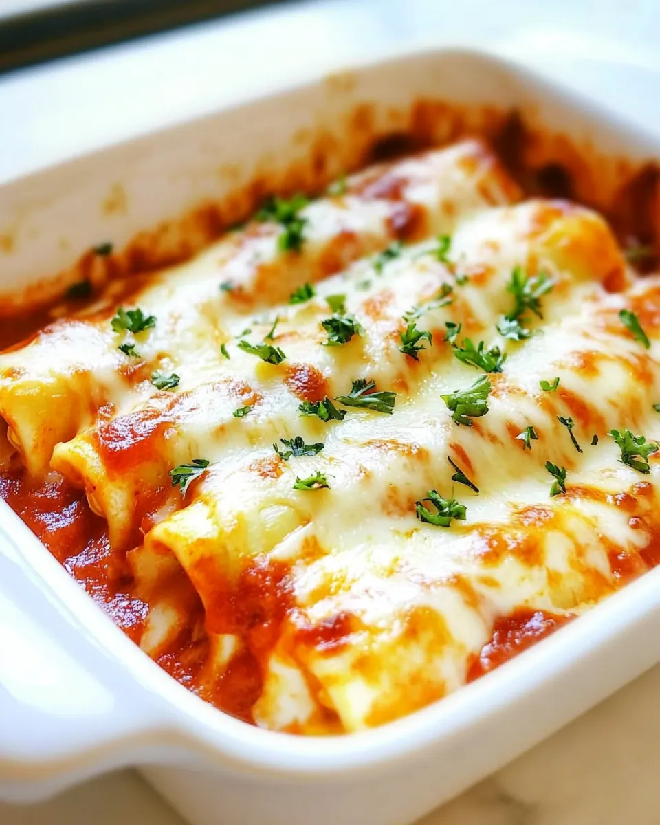 String Cheese Manicotti