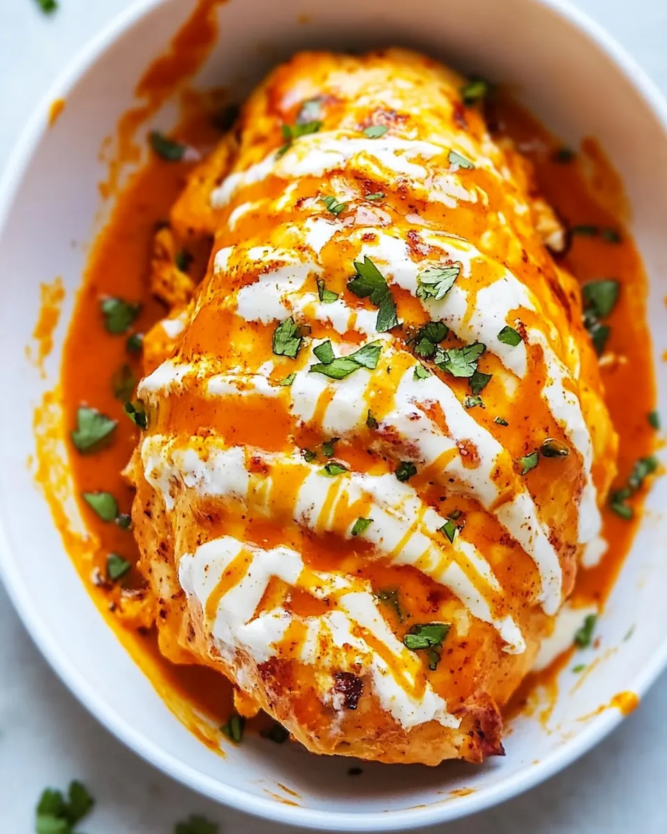 Stuffed Buffalo Chicken