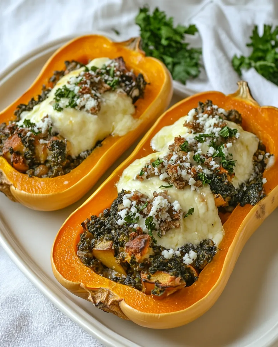 Stuffed Butternut Squash