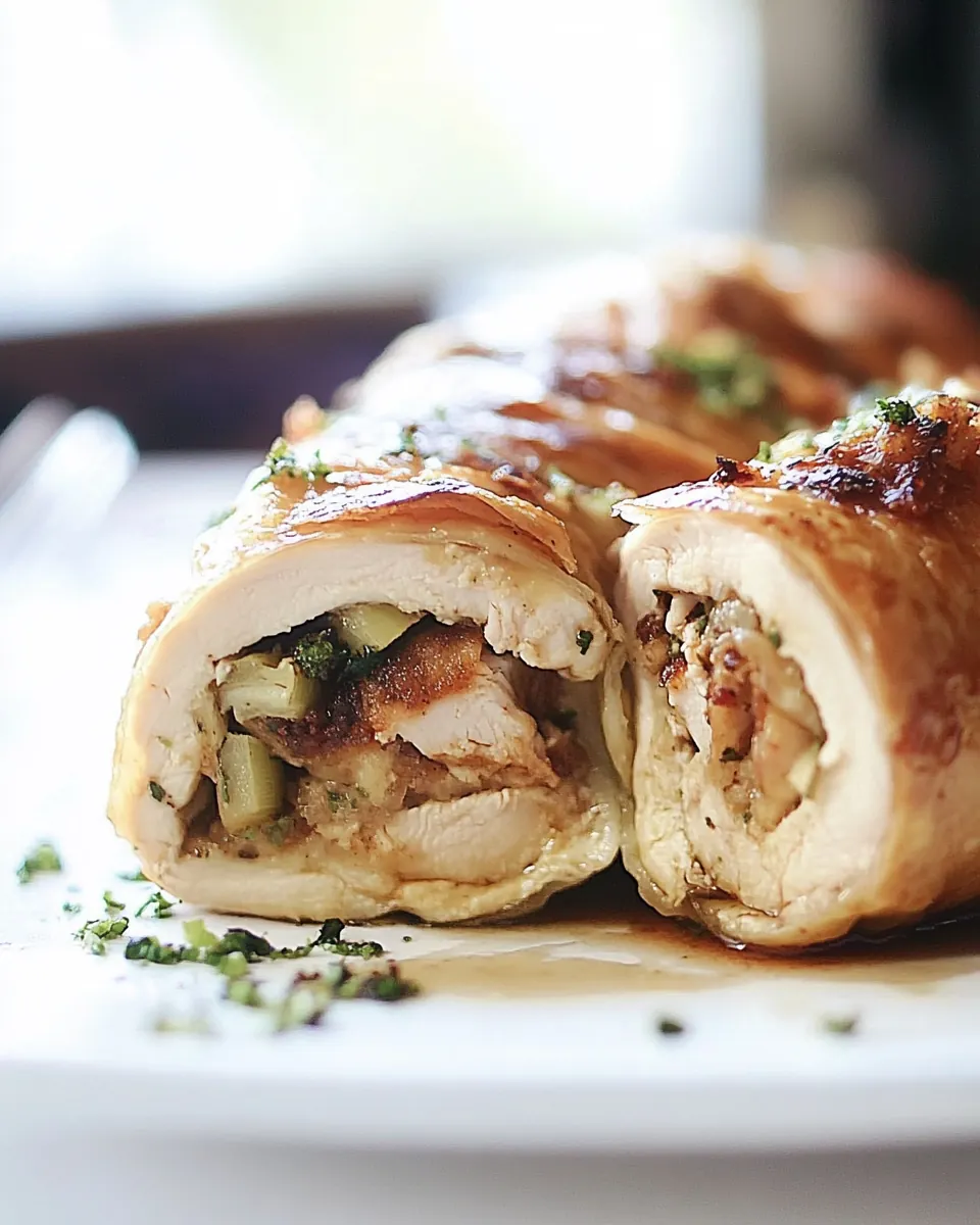 Stuffed Chicken Roll