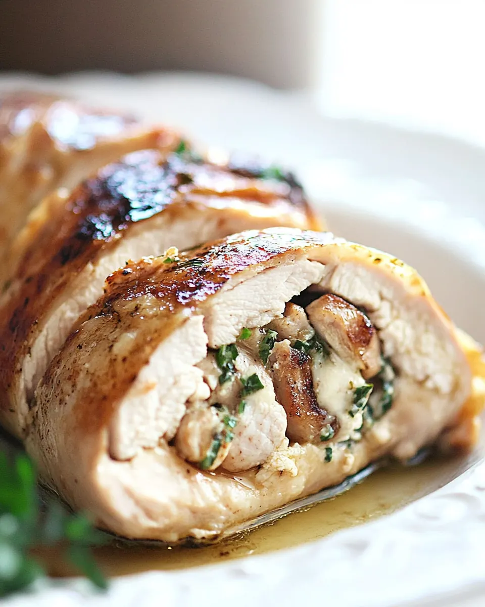 Stuffed Chicken Roll