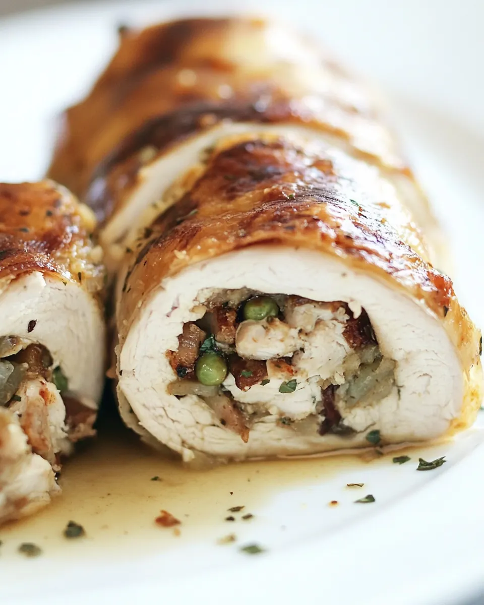 Stuffed Chicken Roll