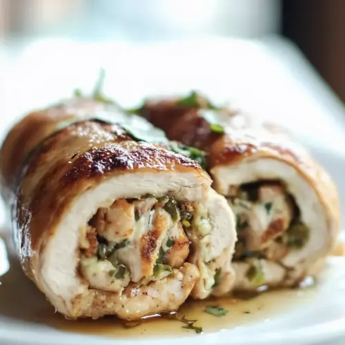Stuffed Chicken Roll