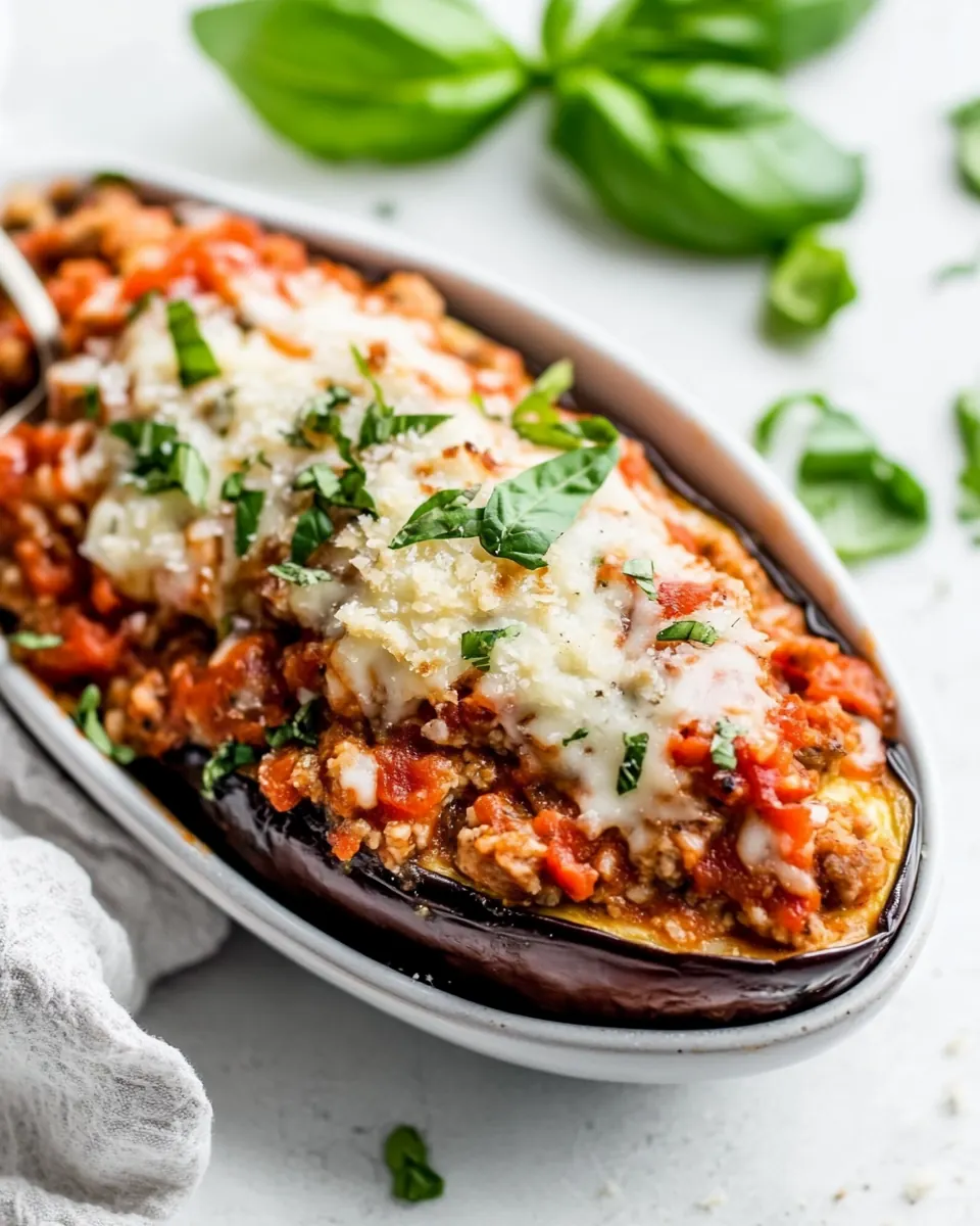 Stuffed Eggplant Parmesan