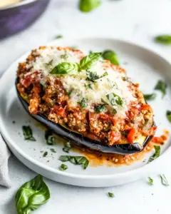 Stuffed Eggplant Parmesan