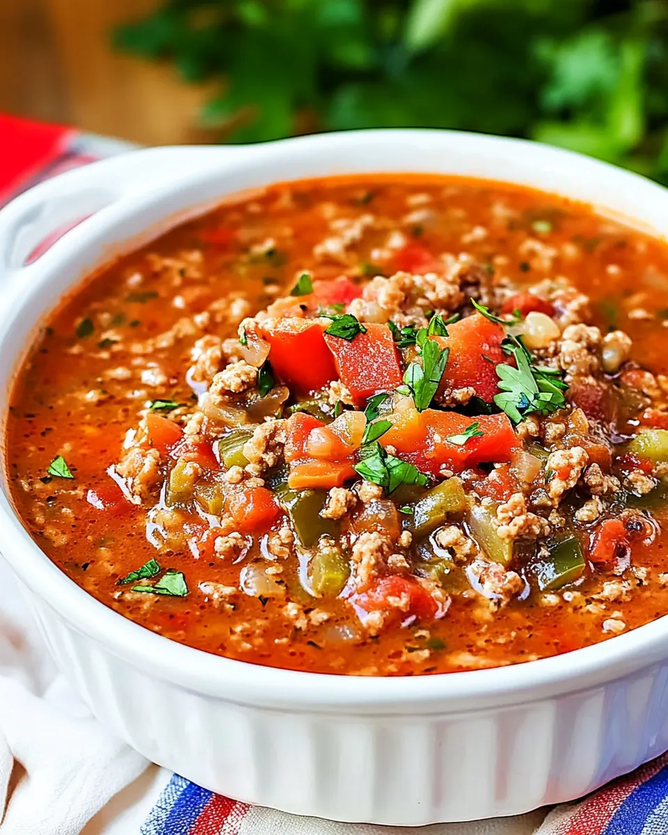 Stuffed Pepper Soup