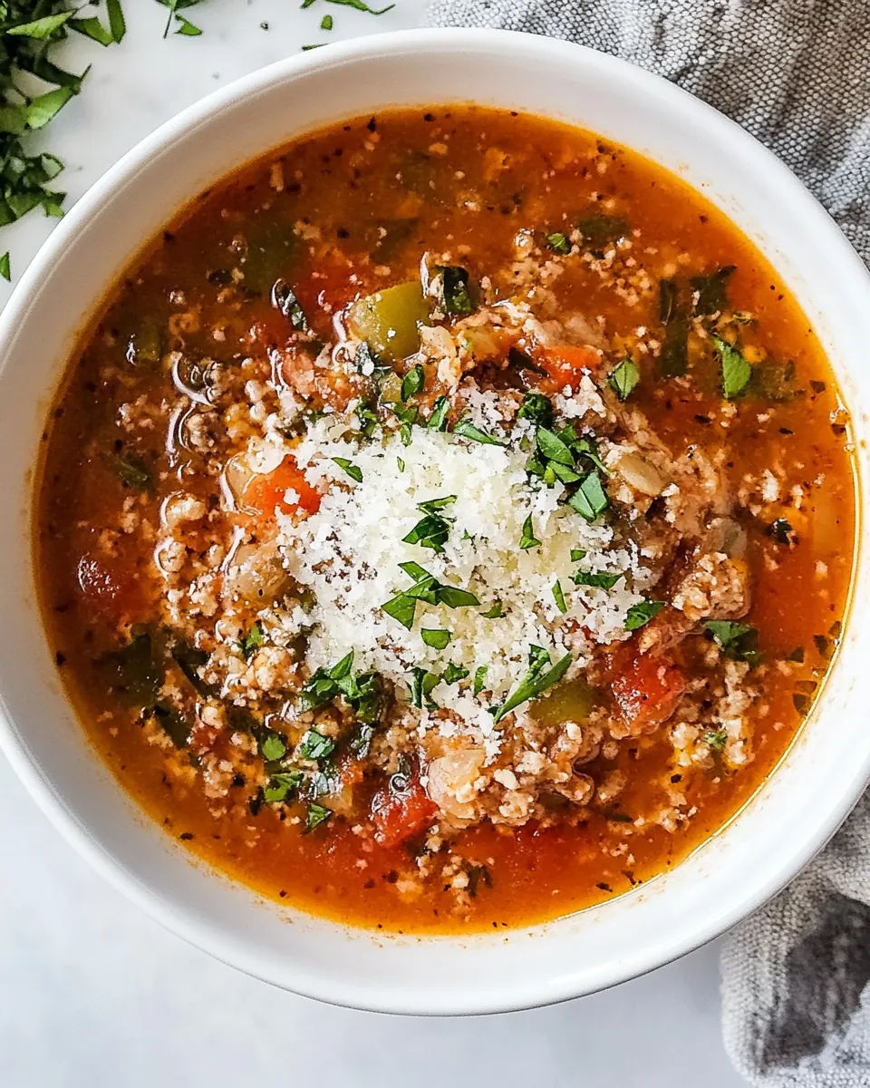 Stuffed Pepper Soup