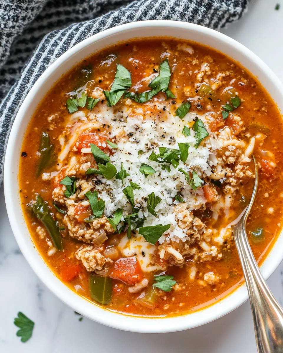 Stuffed Pepper Soup