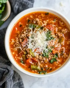 Stuffed Pepper Soup
